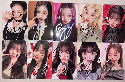 IVE JANG WONYOUNG Autographed Signed Photo card Event | eBay