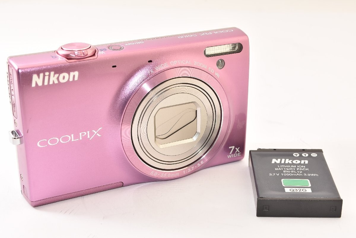 Nikon COOLPIX S6100 Pink Compact Digital Camera 2508047 | eBay