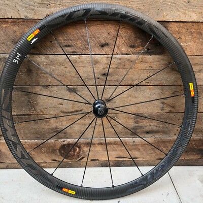 Mavic Cosmic Carbone 40 road bike front wheel carbon clincher 700c