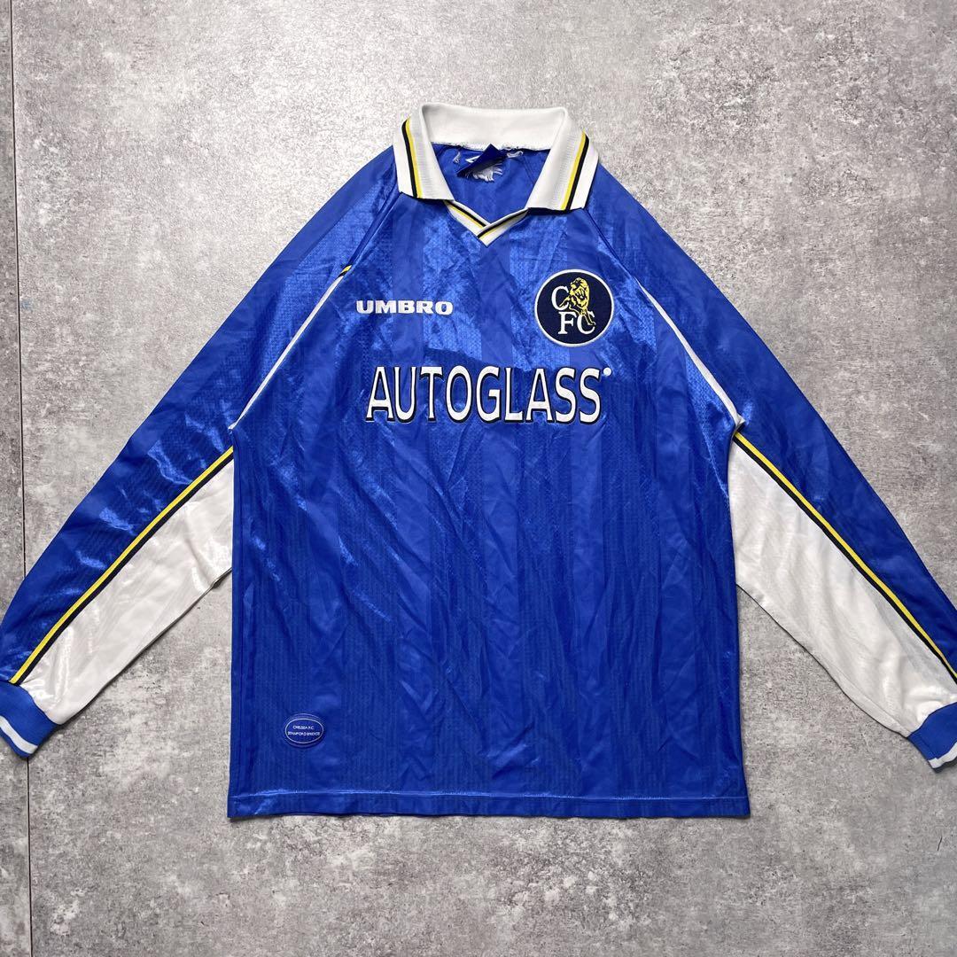 Vintage Chelsea 97/99 Home Size XL Umbro Long Sleeve Jersey