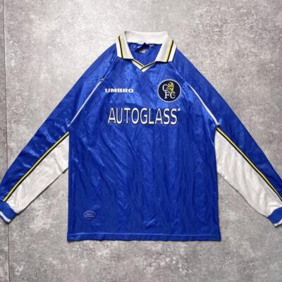 Vintage Chelsea 97/99 Home Size XL Umbro Long Sleeve Jersey