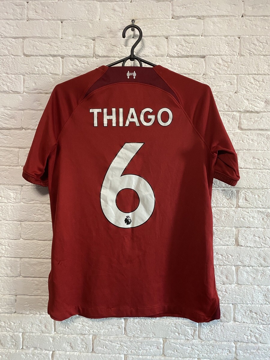 Nike Liverpool 22/23 Jersey THIAGO #6 Home Football Shirt Sz XS-S
