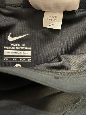 Nike Pro Elite Track & Field Racing Briefs Black Women XS Made In