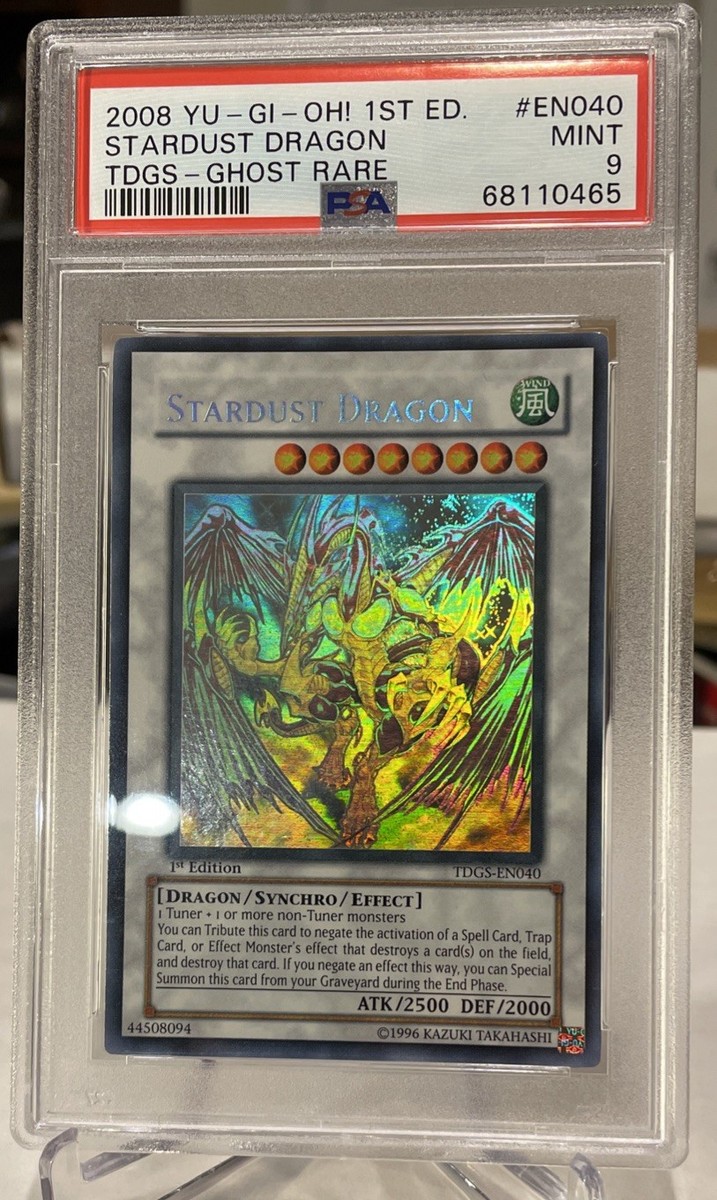 2008 YU-GI-OH! TDGS-THE DUELIST GENESIS 1ST ED-GHOST RARE STARDUST