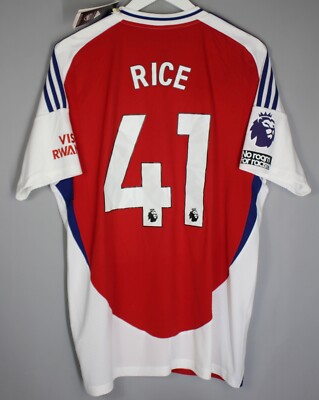 NWT ARSENAL LONDON ADIDAS 2024/2025 FOOTBALL HOME SHIRT JERSEY #41