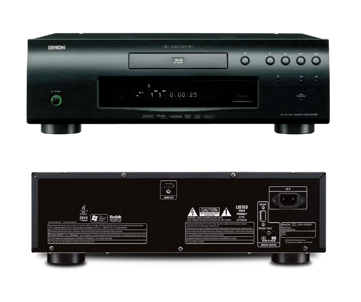 Denon DVD-2500BT Full HD Transport DVD Blu-Ray Player Flagship