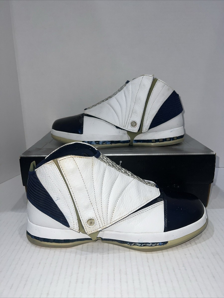 Size 10- Air Jordan 16 Retro 2001 Midnight Navy | eBay