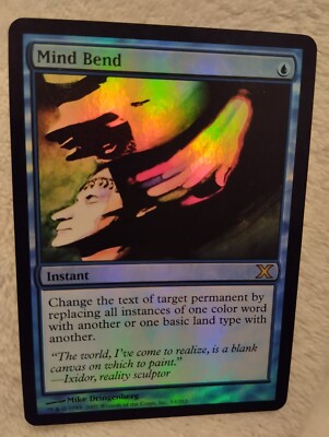 Magic the Gathering MIND BEND FOIL ENG GOOD Tenth Edition (X) 2007