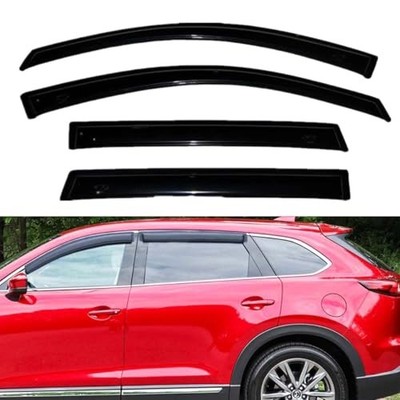 Window Visor Compatible with Mazda CX-9 2016-2023 (CX9), 4Pcs 16