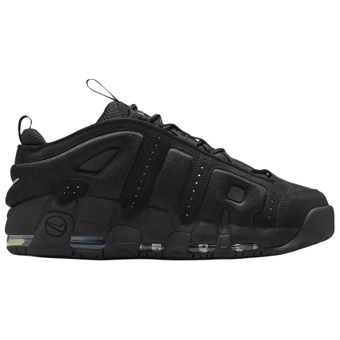 Nike Air More Uptempo Low Triple Black - IM6649-001 | eBay