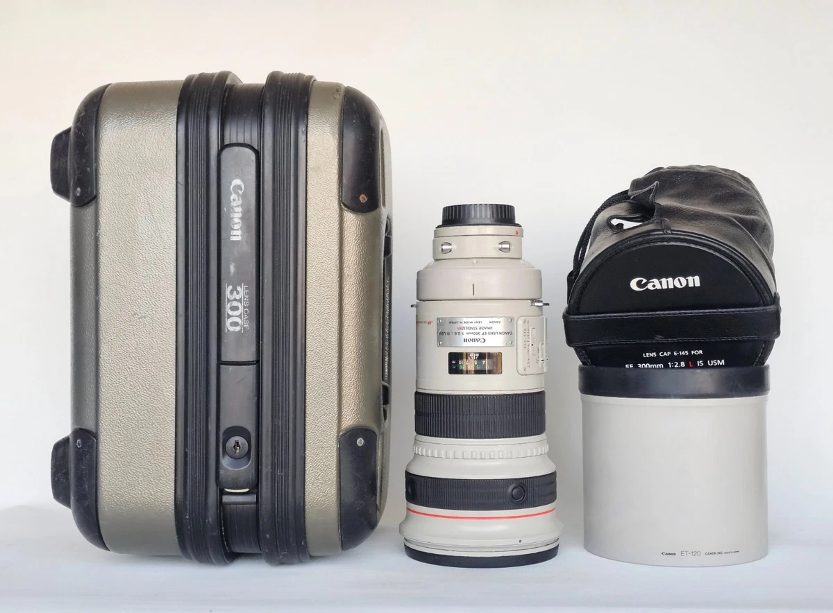 ジャンク品Canon 300mm f2.8レンズ ハードケース付き Canon 300mm f