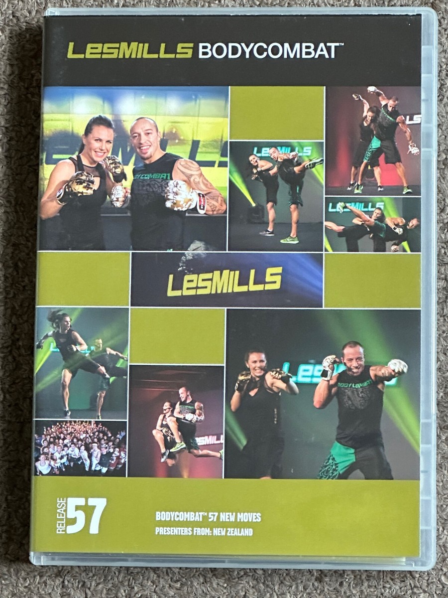 LES MILLS BODYCOMBAT BODY COMBAT INSTRUCTOR RELEASE 57 DVD CD