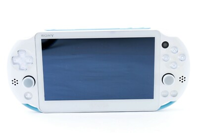 Sony PS Vita Light Blue White Slim Playstation PCH-2000 w/ Charger