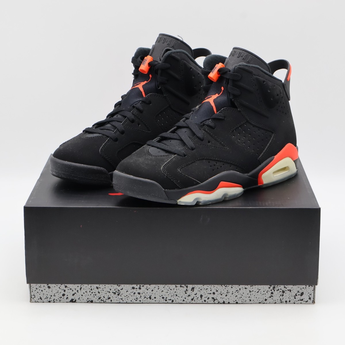384664-060 Nike Air Jordan 6 Retro Black Infrared (Men's) | eBay