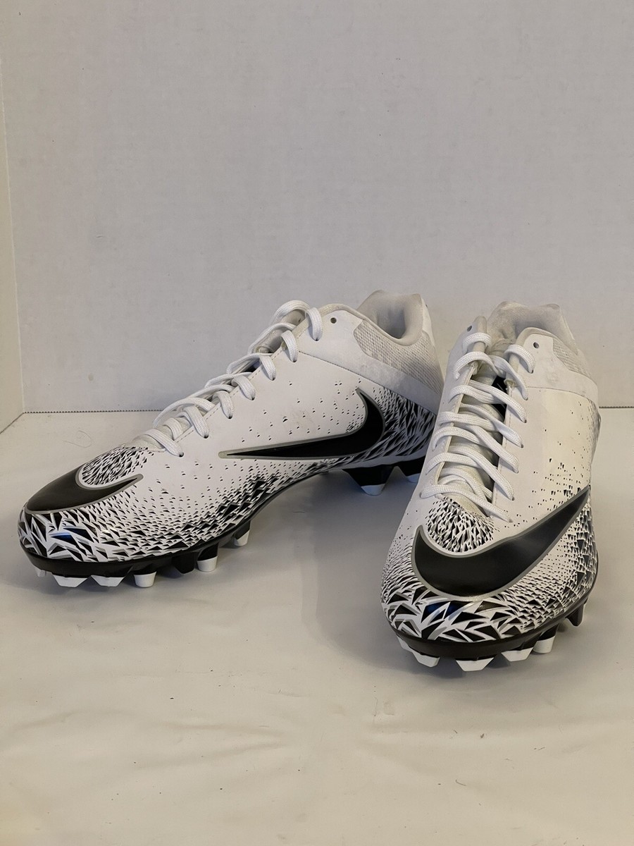 New Nike Vapor Speed 2 TD Men's Football Cleats White Black 833380