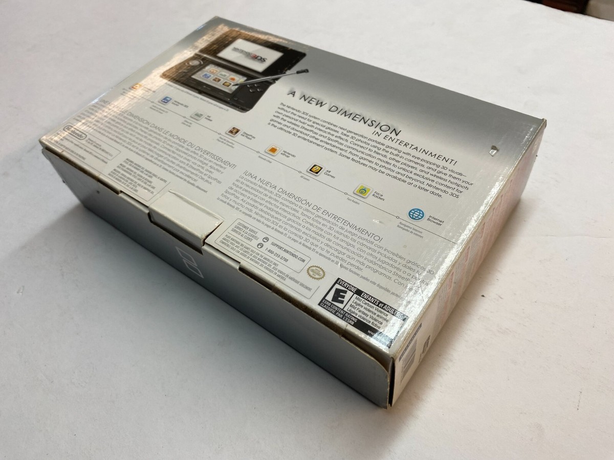 Nintendo 3DS Handheld System - Cosmo Black 45496719210| eBay