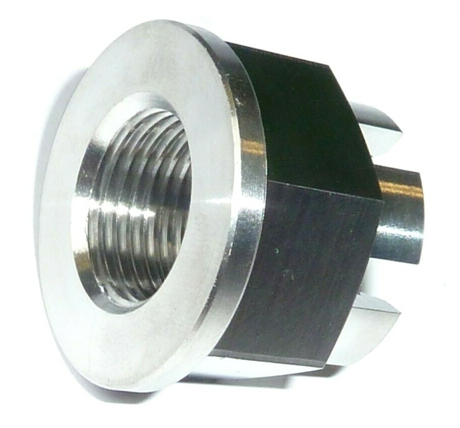 KAWASAKI ZX6R NINJA 1995-1997 REAR AXLE CASTLE FLANGED NUT