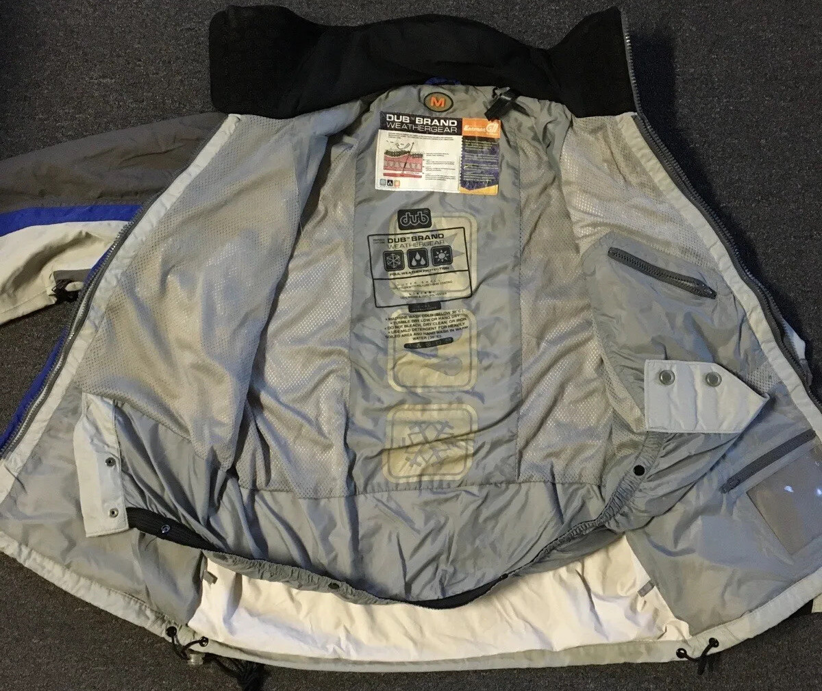 Vtg 90s Dub Brand Weathergear Jacket M Snowboard Droors DC Shoes