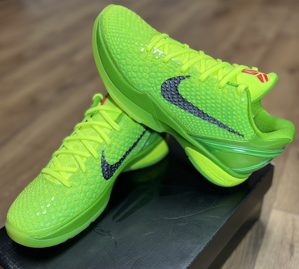 Sz 10.5- 2020 Zoom Kobe 6 Protro 'Grinch' CW2190-300 Verified