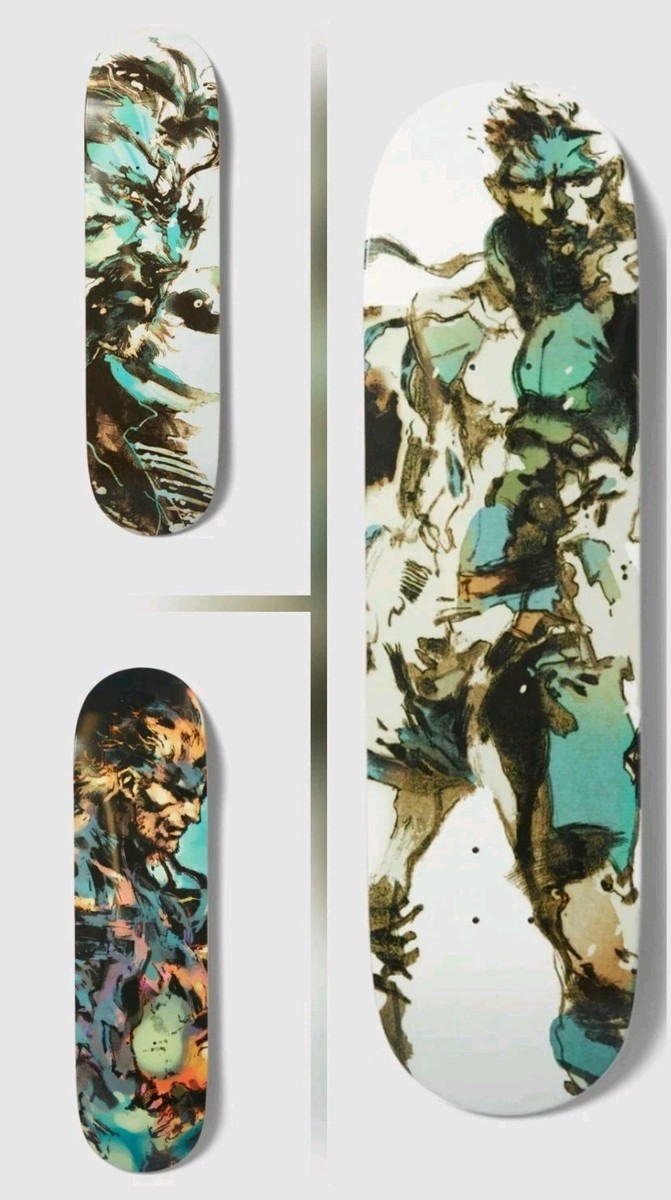 HUF x MGS Legacy Blind Bag Skateboard Deck + Wall Hanger Metal