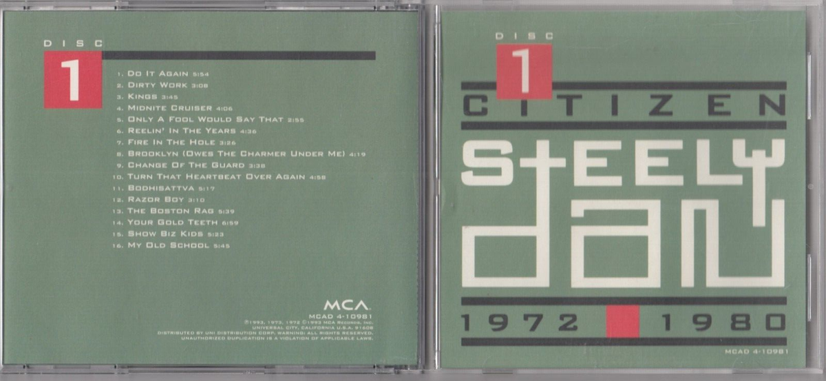 STEELY DAN - Citizen Steely Dan 1972-1980 4 CD SET MCAD4-10981 NO