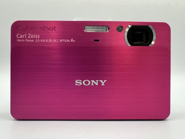 SONY Cyber-shot DSC-T700 Digital Camera Red Pink Working Japanese