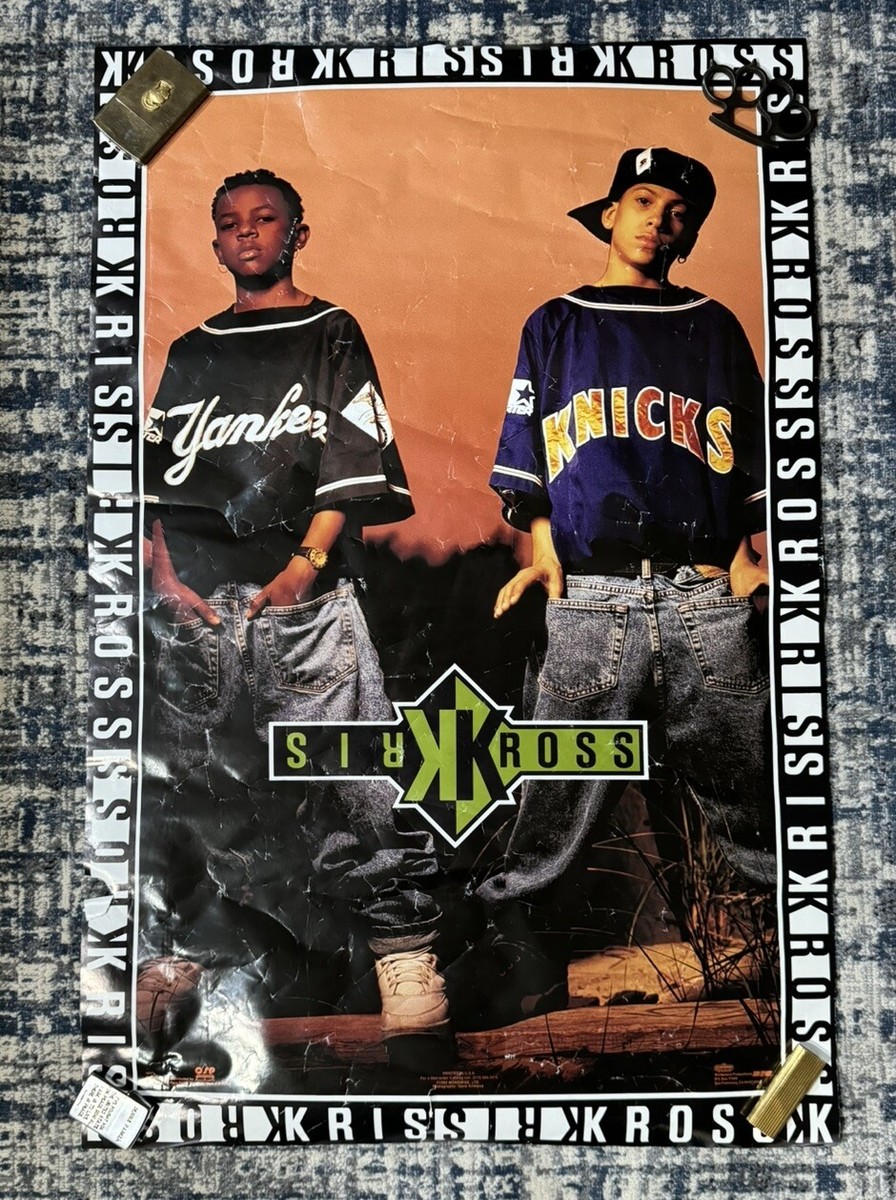 Vintage 1992 Kriss Kross Totally Krossed Out Poster 35x23