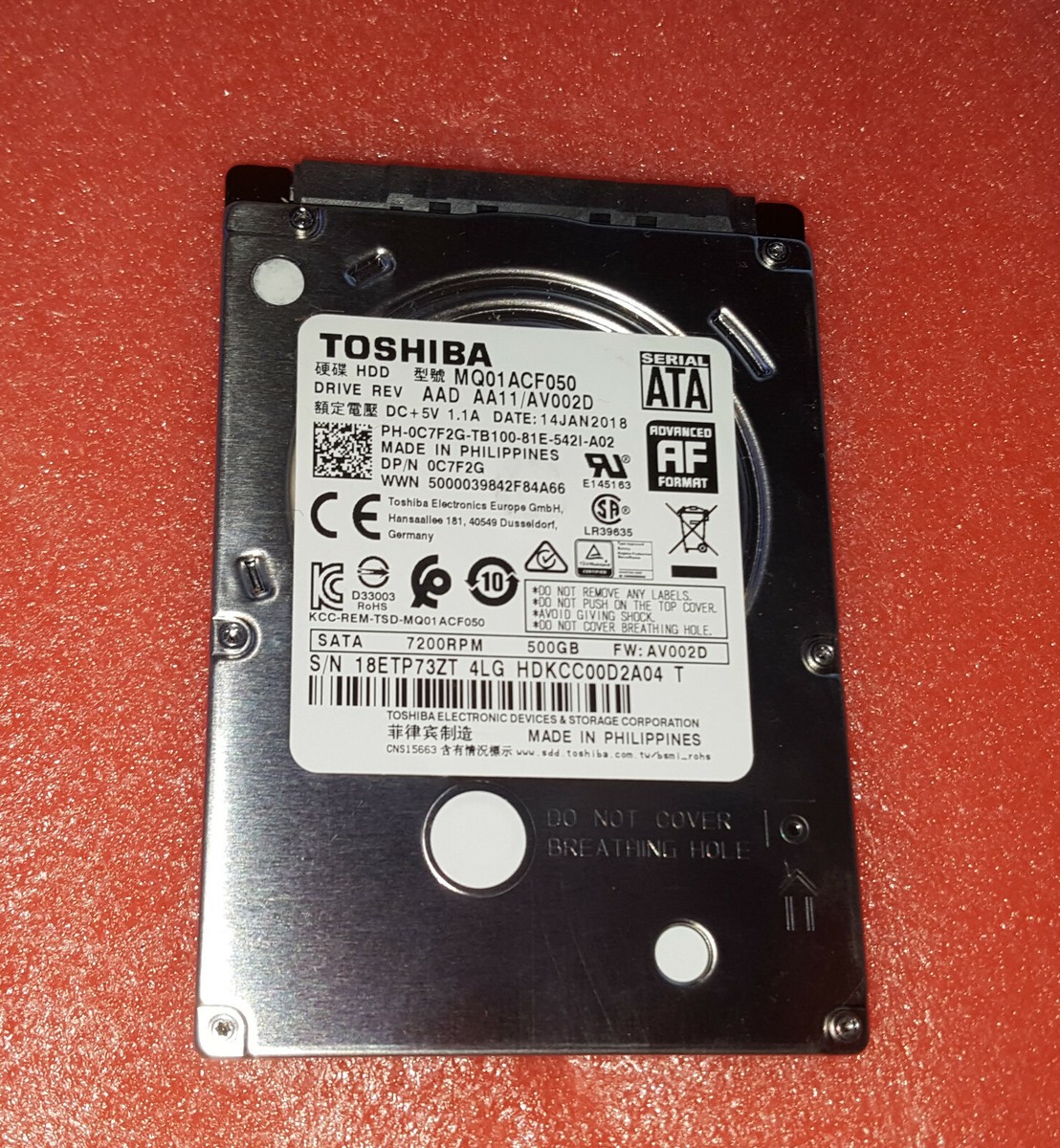 Dell Vostro 3350 - 500GB Hard Drive with Windows 10 Pro 64 Bit