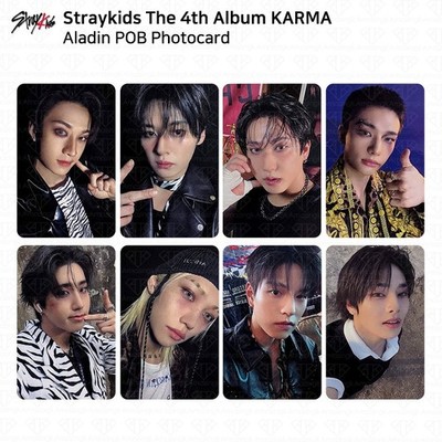 Stray Kids The 4th Album Karma Aladin POB Photocard KPOP K-POP SKZ