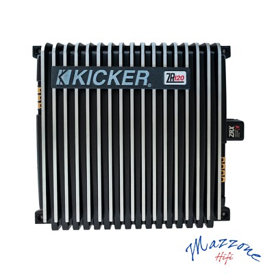 KICKER ZR120 AMPLIFICATORE 2 CANALI 360 WATT CON ZRX MADE IN USA
