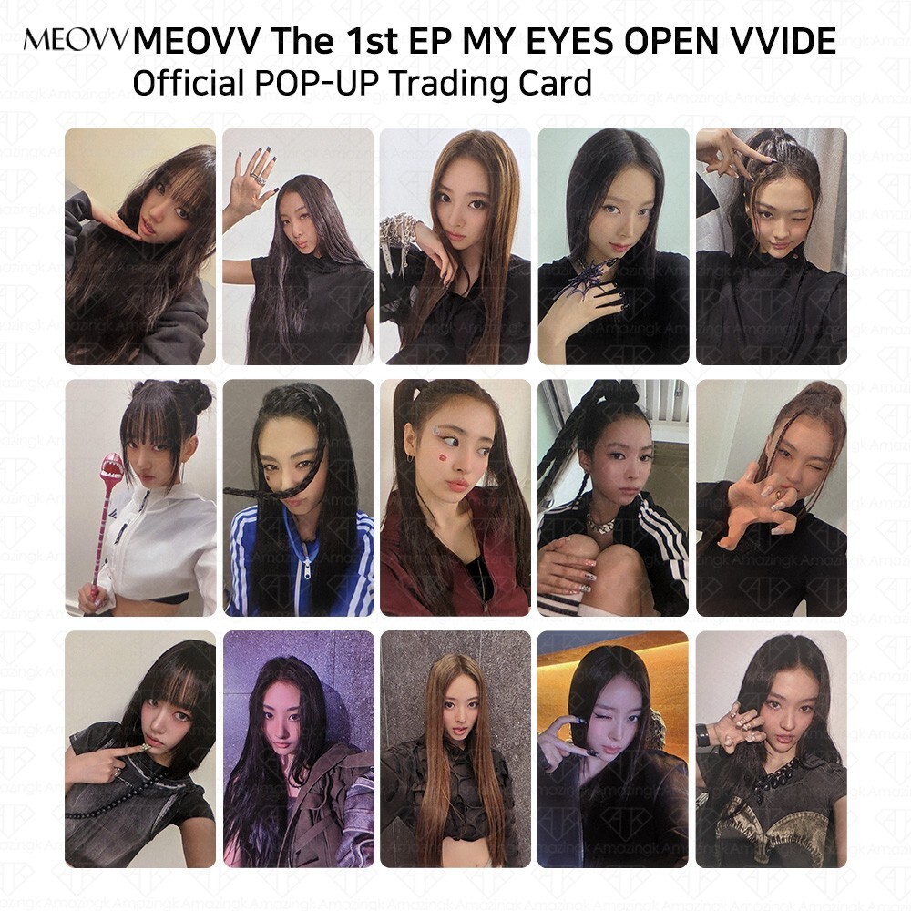 MEOVV The 1st EP Album My Eyes Open Wide Official POP-UP MD