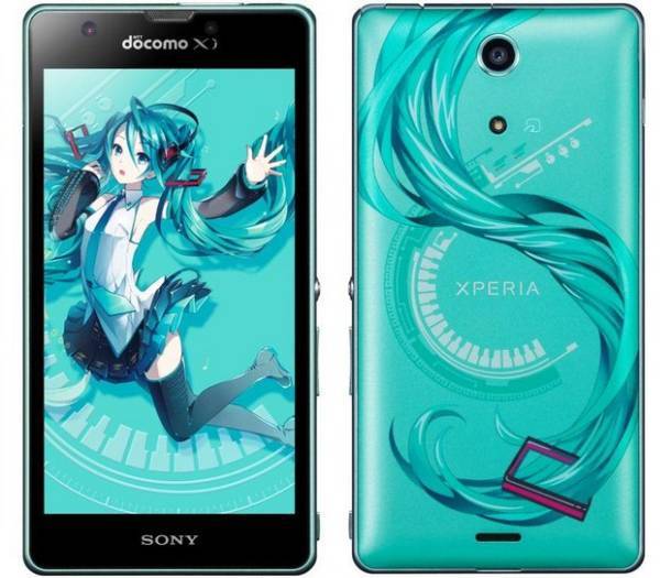 DOCOMO SONY SO-04E HATSUNE MIKU XPERIA SMARTPHONE LIMITED EDITION