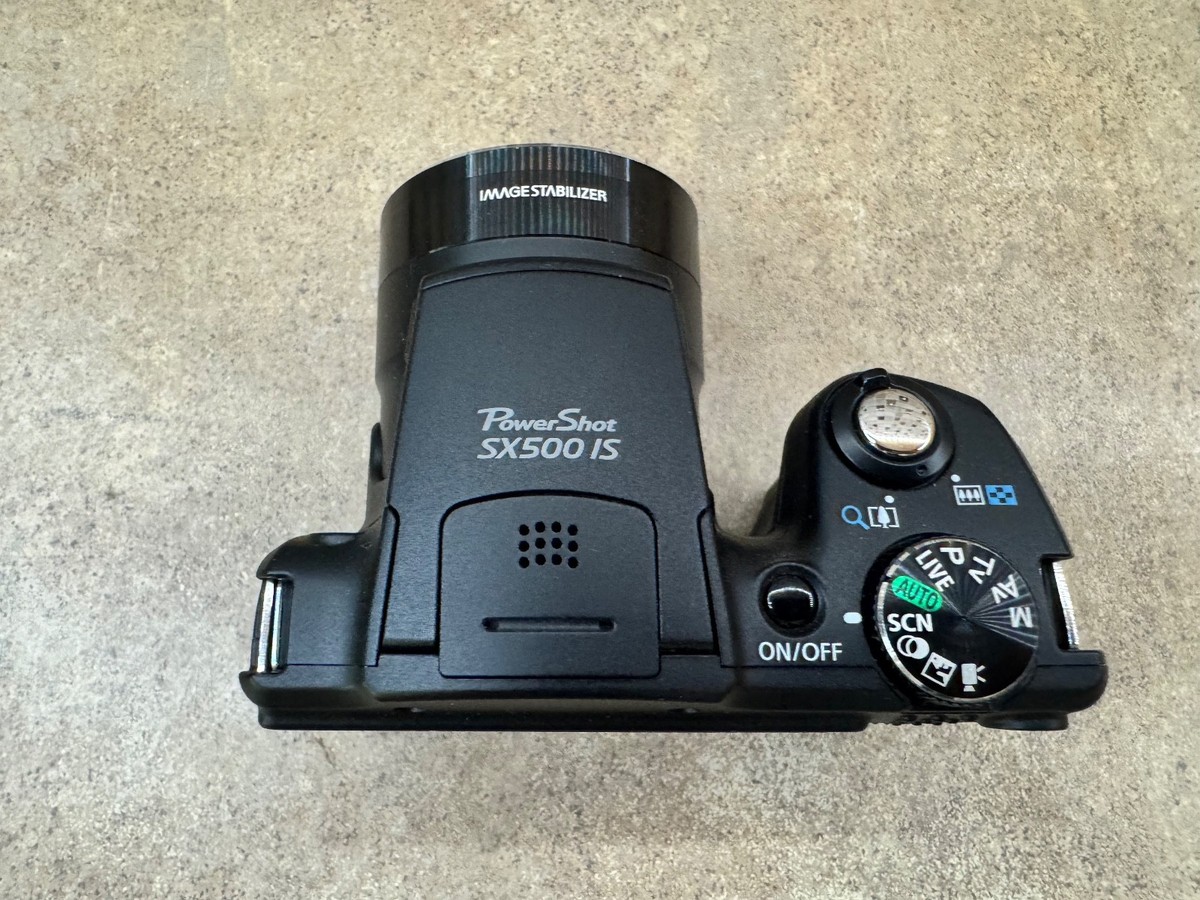 Canon PowerShot SX500 IS 16.0MP Digital Camera - Black for sale