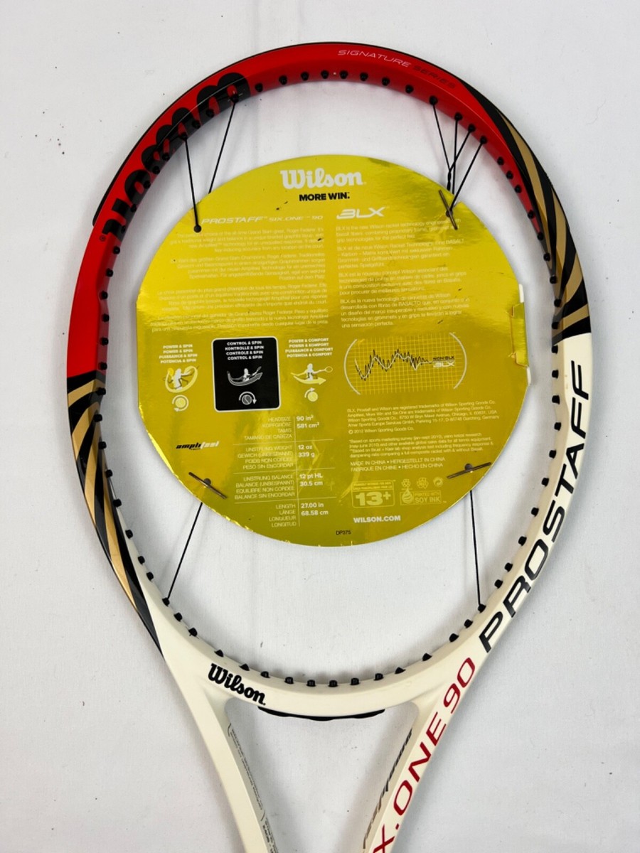 NEW Wilson BLX Six One Pro Staff 90 2012, 4 3/8 Roger Federer | eBay
