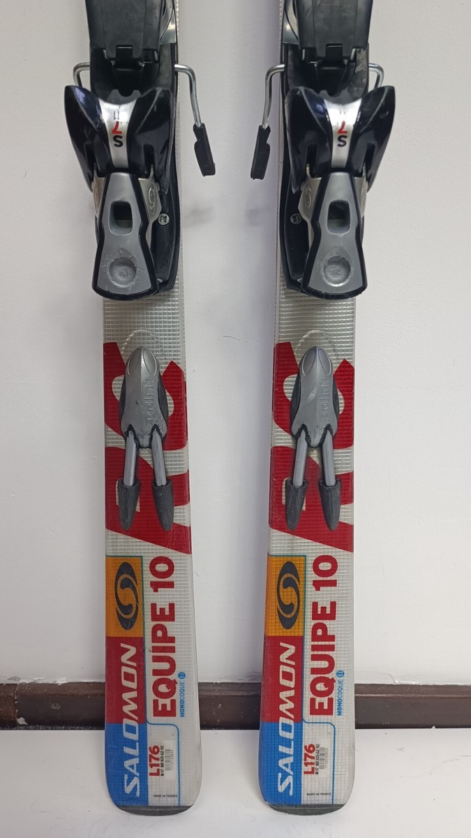 Salomon Equipe 10 176 cm Ski + Salomon 10 Bindings Winter Sport