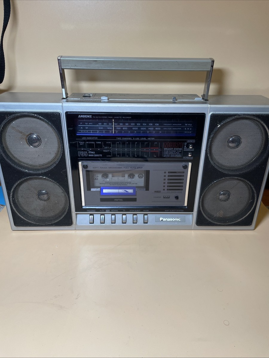 1980's Panasonic RX-F35 AMBIENCE Cassette Multi Speaker Boombox