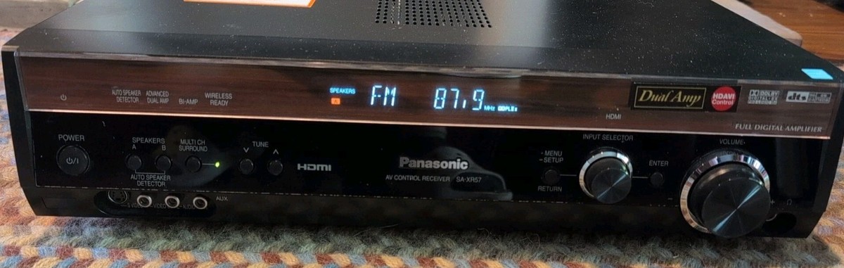 Panasonic SA XR57 7.1 Channel 105 Watt Receiver for sale online | eBay