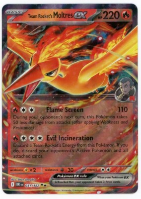 Team Rocket's Moltres ex Destined Rivals #031/182 Pokemon Card | eBay