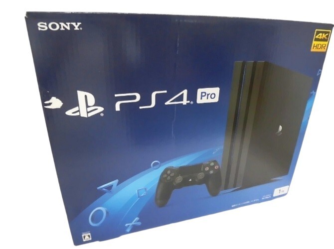 PS4 CUH-7100B 1TB Pro Jet Black Box Sony PlayStation 4 Used Tested