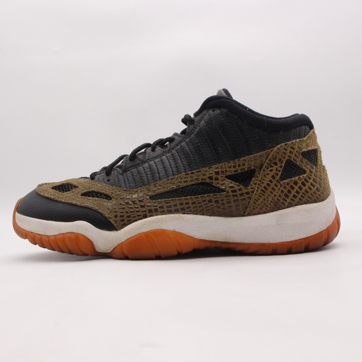 Nike Air Jordan XI 11 Retro Low IE Men's 10 Croc Crocodile Black