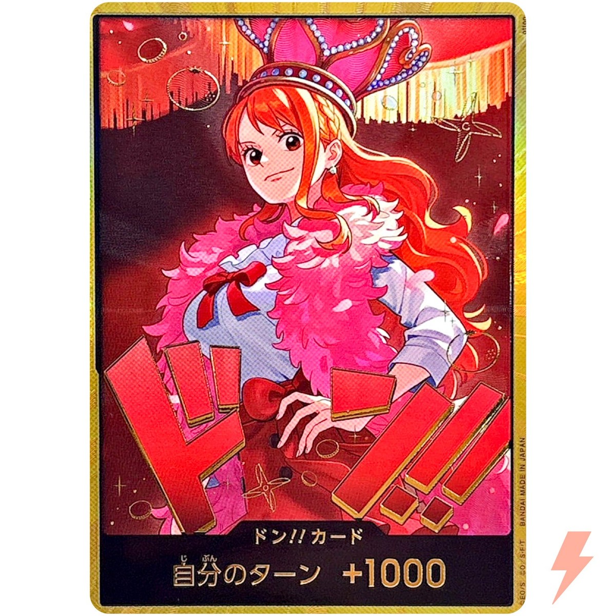 DON !! Card Gold Frame (Nami) ONE PIECE Heroines Edition - ONE