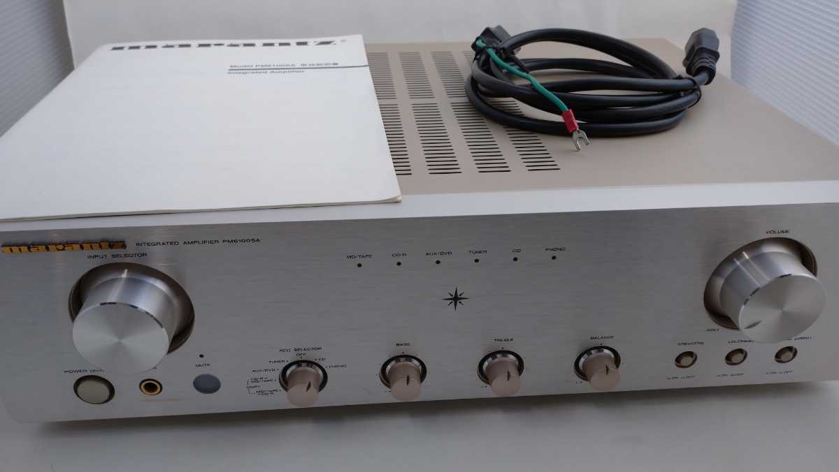 Marantz PM6100SA Integrated Amplifier Power Supply Voltage 100V