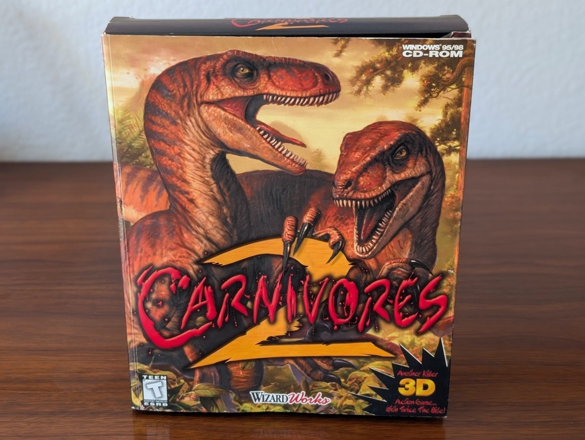 Carnivores 2 (1999) Big Box PC NEW SEALED RARE WizardWorks | eBay