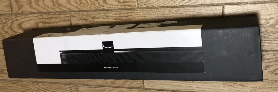 New In O Box Bose Soundbar 500 Smart Soundbar-Black Alexa & Google
