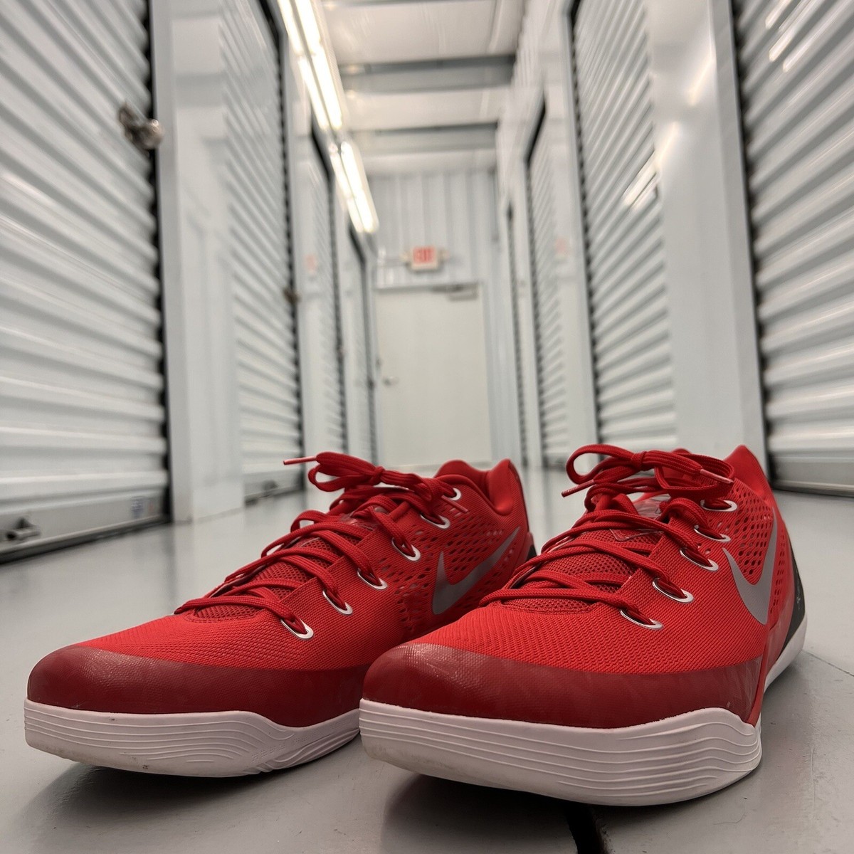 Nike Kobe IX 9 EM TB Univ Red White Black Metallic Silver 685776