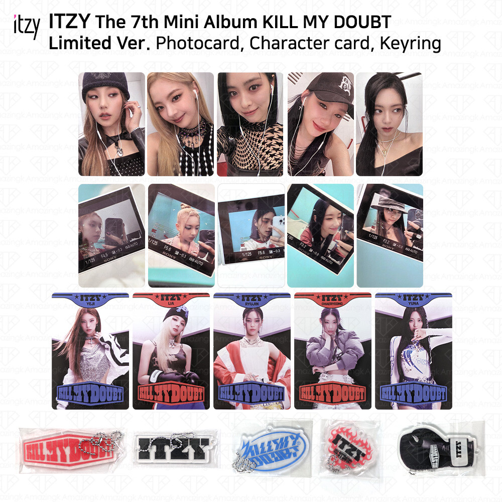 ITZY KILL MY DOUBT Official Limited Ver Photocard Character Card