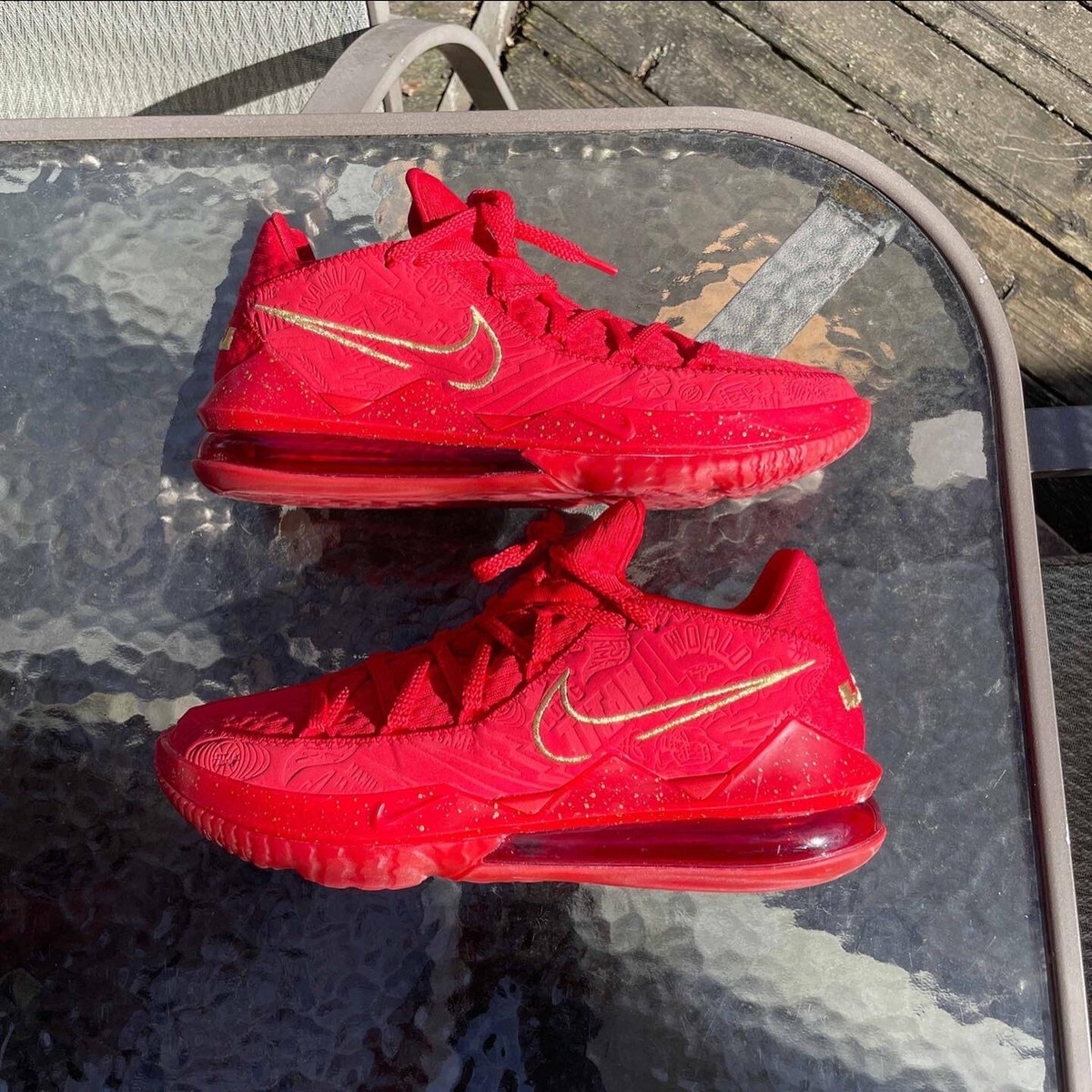 Size 10 - Nike LeBron James 17 Low x Titan Agimat Red 2020 Og
