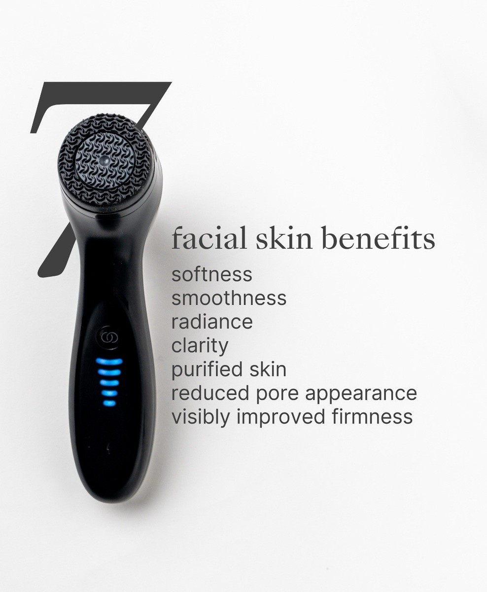 Special Edition Nuskin Black LumiSpa iO kit with a Charcoal