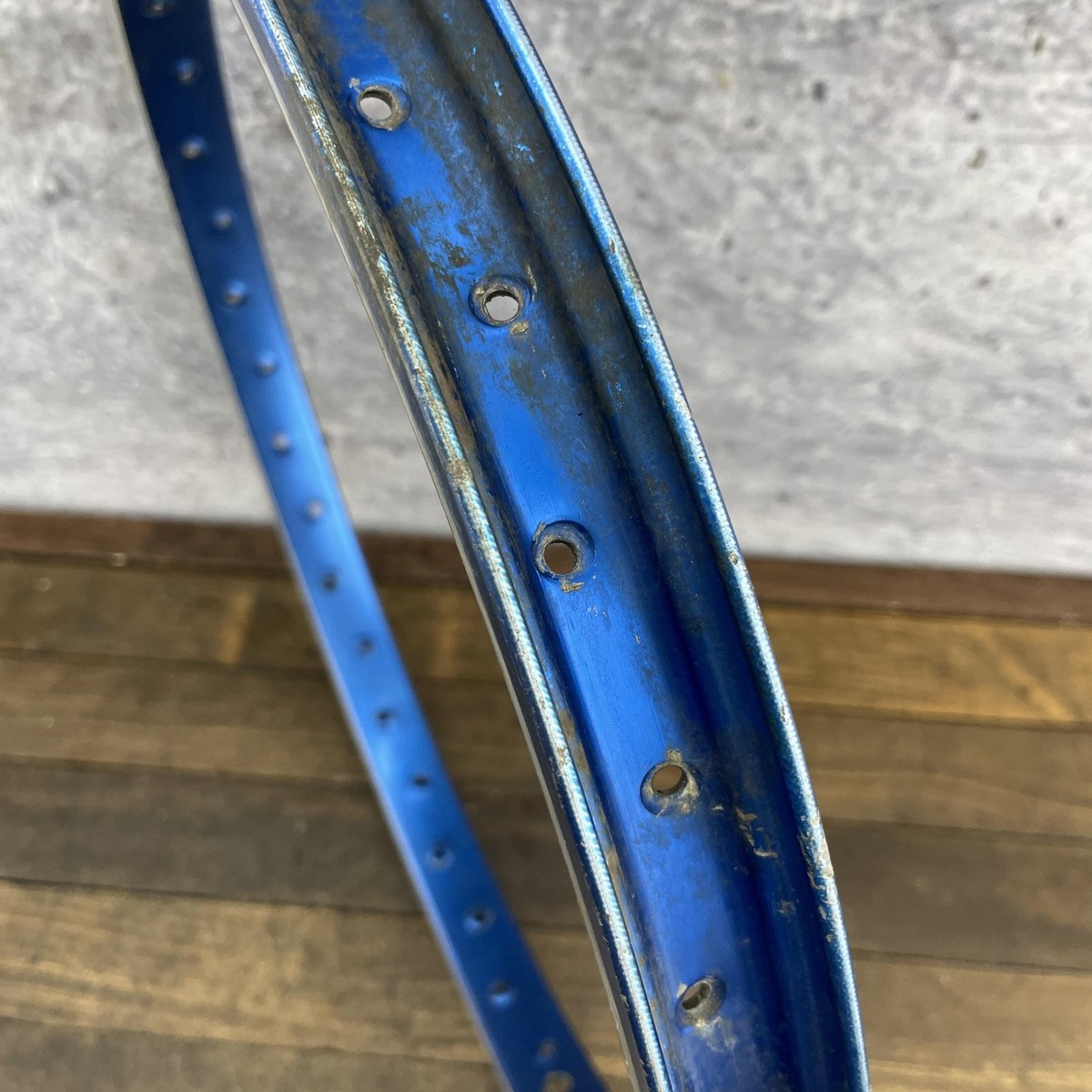 Vintage Araya BMX Rim Blue Hoop Alloy 20x1.75 Japan 36 Hole Old