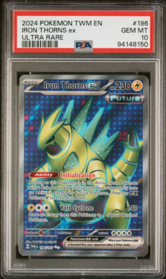 PSA 10 GEM Mint Iron Thorns ex 196/167 Ultra Rare Full Art